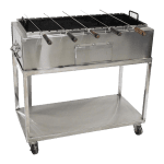 Stainless Steel Barbeque Trolly